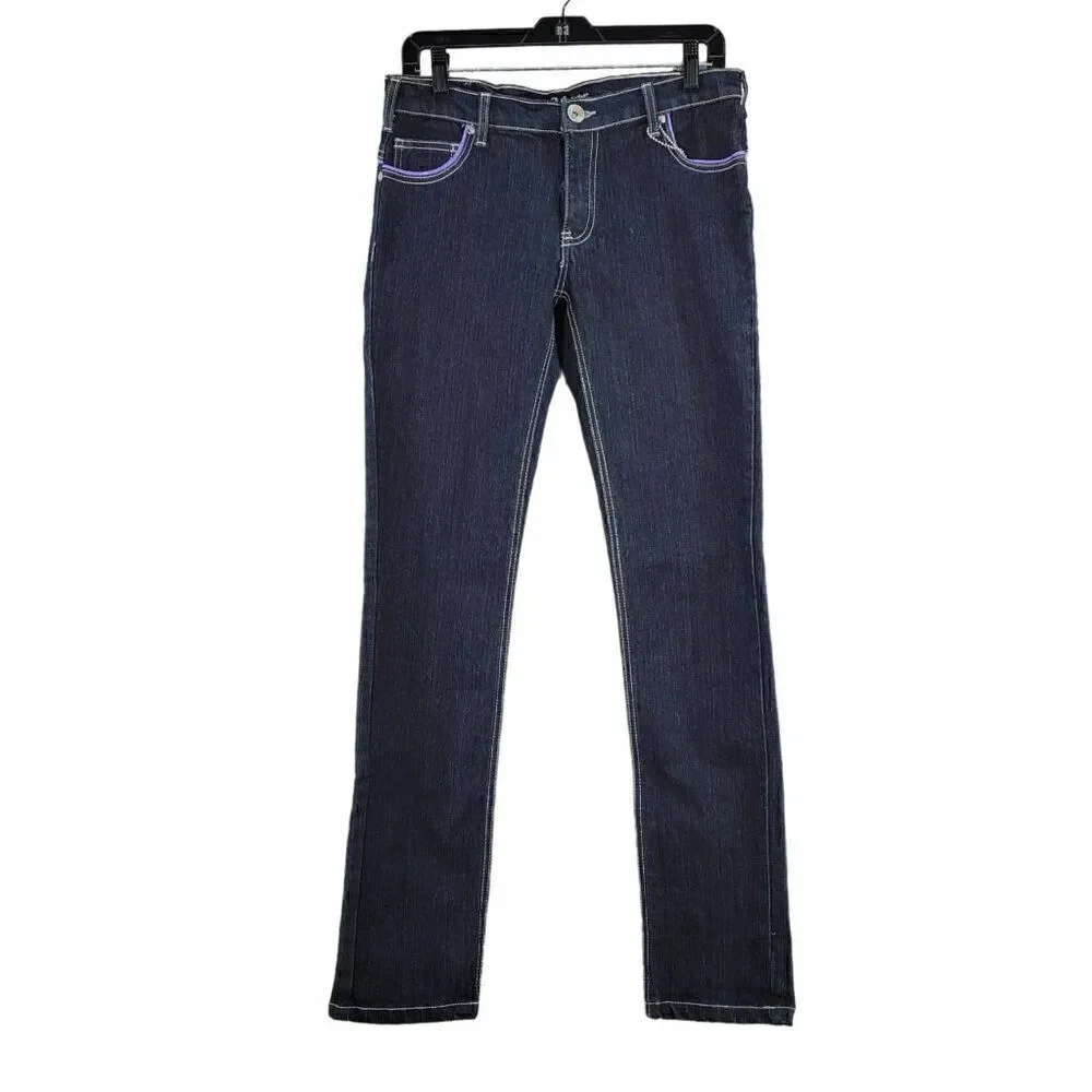 Soho Babe Jeans with Heart-shaped Pockets Sz 5
